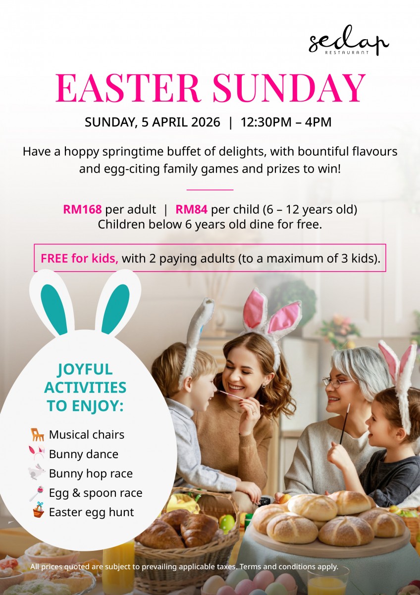 family fun easter games and buffet, kids eat for free
