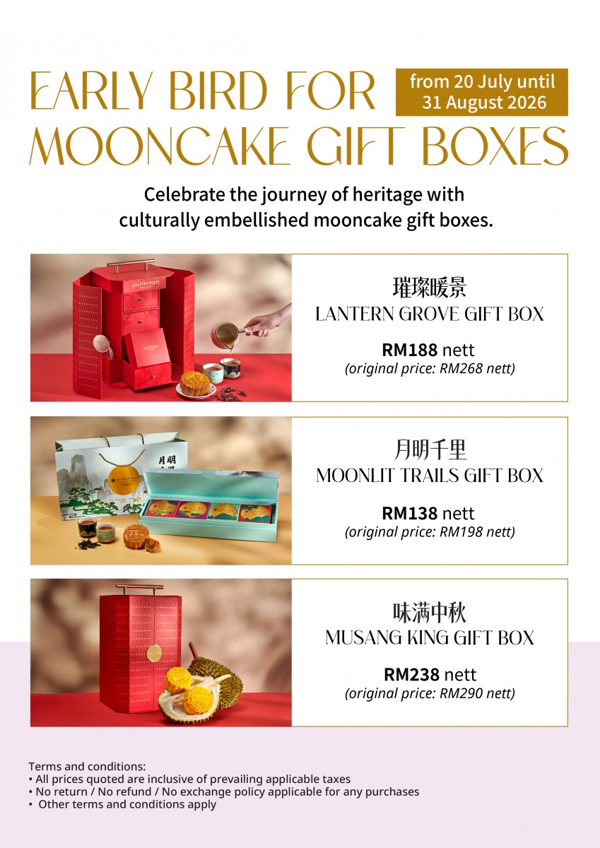 mooncake gift set friends family colleague elegant boxes mid-autumn festival presents baked snow skin mooncakes kuala lumpur delivery courier available